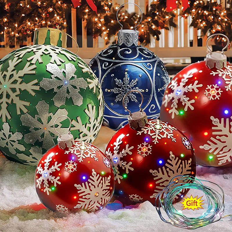 Outdoor christmas decor ball discount