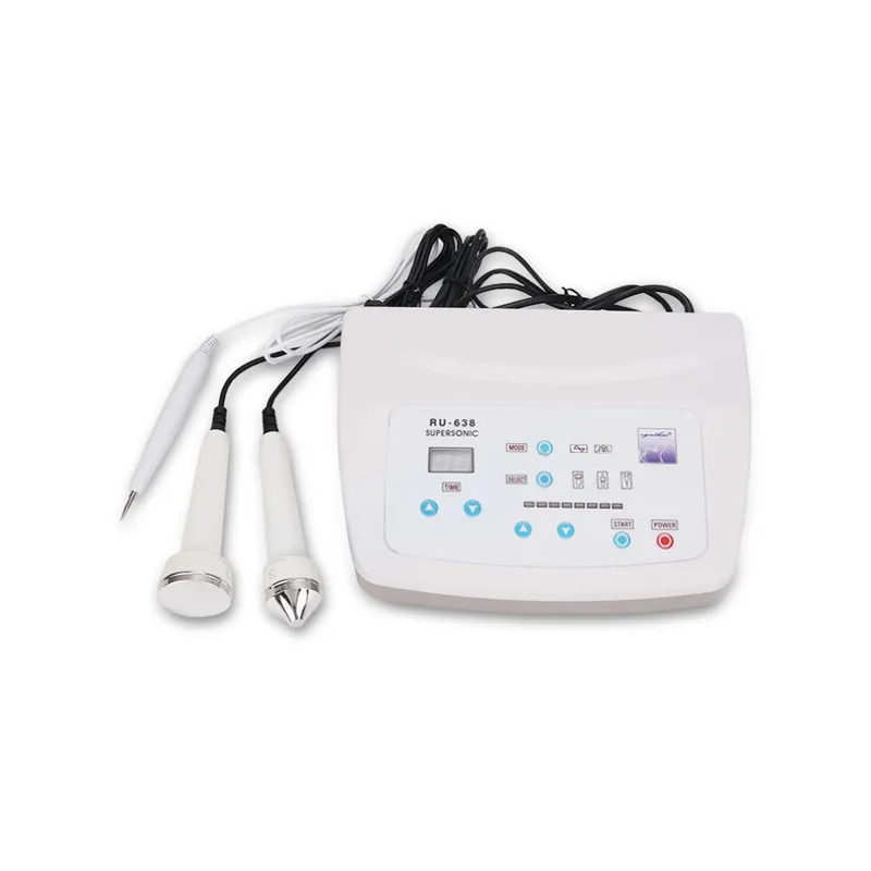 Portable 3 en 1 RU 638 ultrasons soins de la peau du visage Machine de beauté élimination des taches nettoyage du visage resserrement Anti-âge ultrasons minceur Instrument
