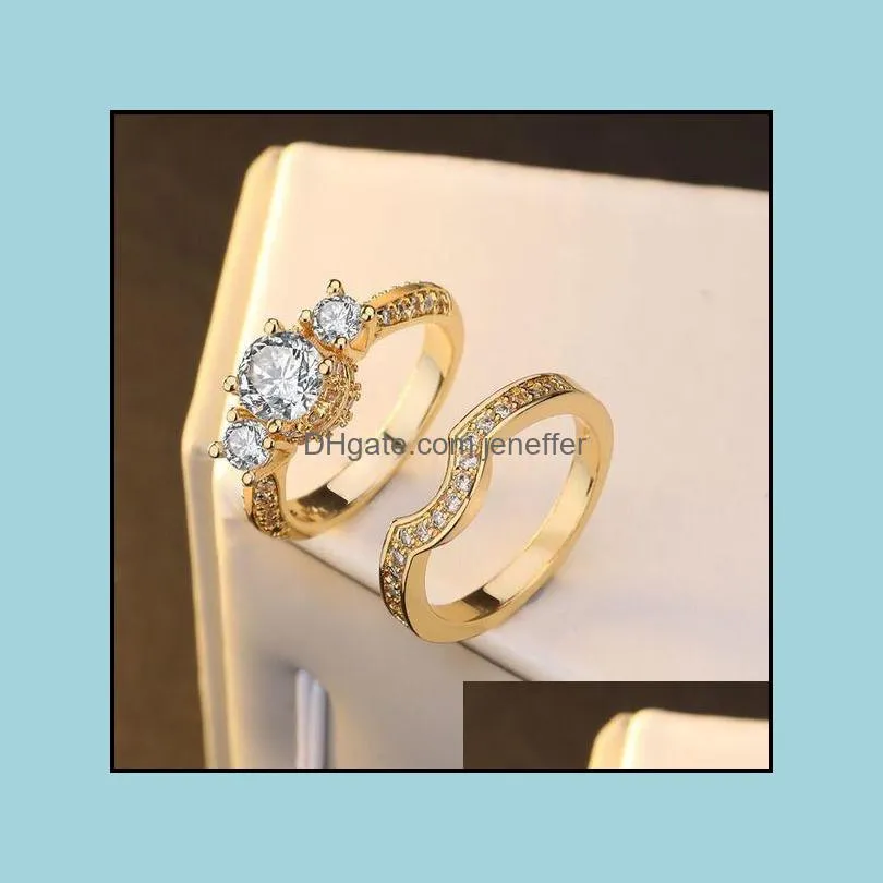 14K Gold Peridot Diamond Ring Set for Women Anillos De Bizuteria mujer Gemstone bijoux femme Jewelry Rings men Y1124