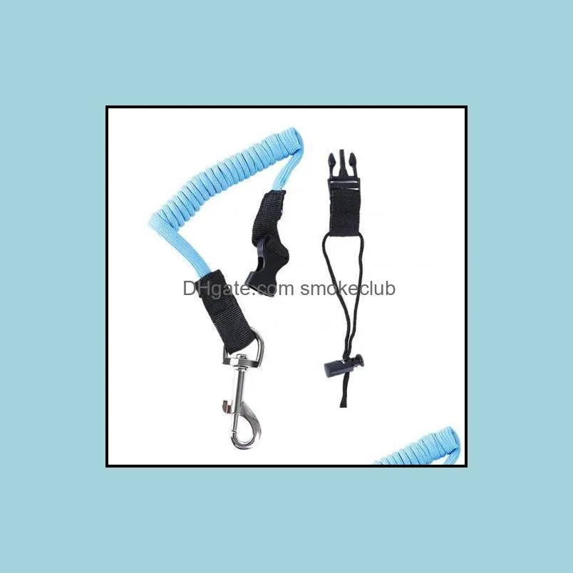 Rafts/Inflatable Boats Kayak Canoe Inflatable Boat Paddle Elastic Coiled Leash Cord Oar Rope Tether