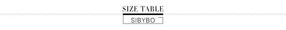 SIZE TABLE