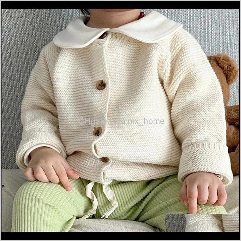 milancel autumn baby sweater sweet color infant girls knitwear brief baby boys sweaters 201103