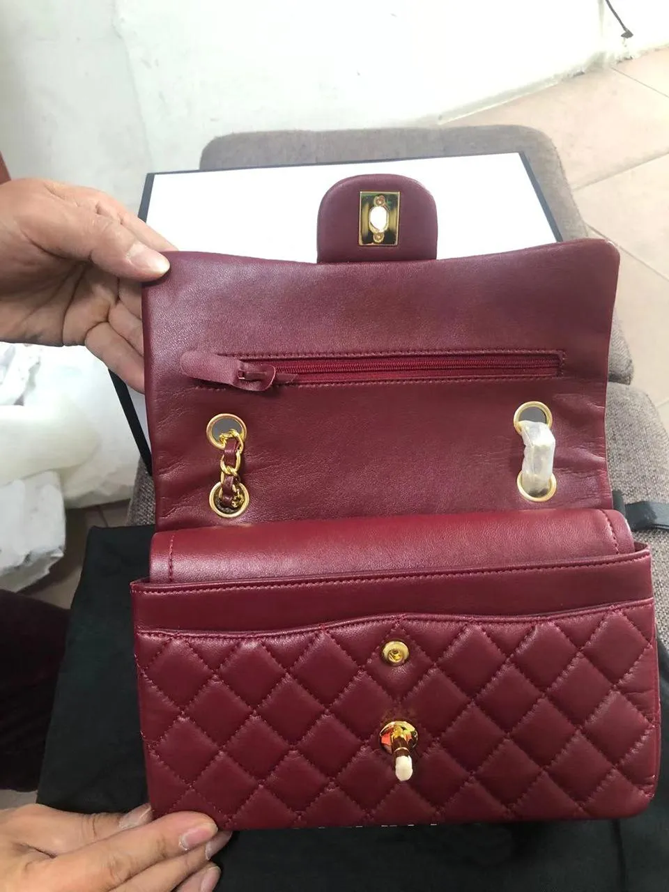 classic 5A+top quality bag brands Luxury designer women purse 2021 original handbags imitation large-capacity wallet lambs skin handbag messenger shoulder bags