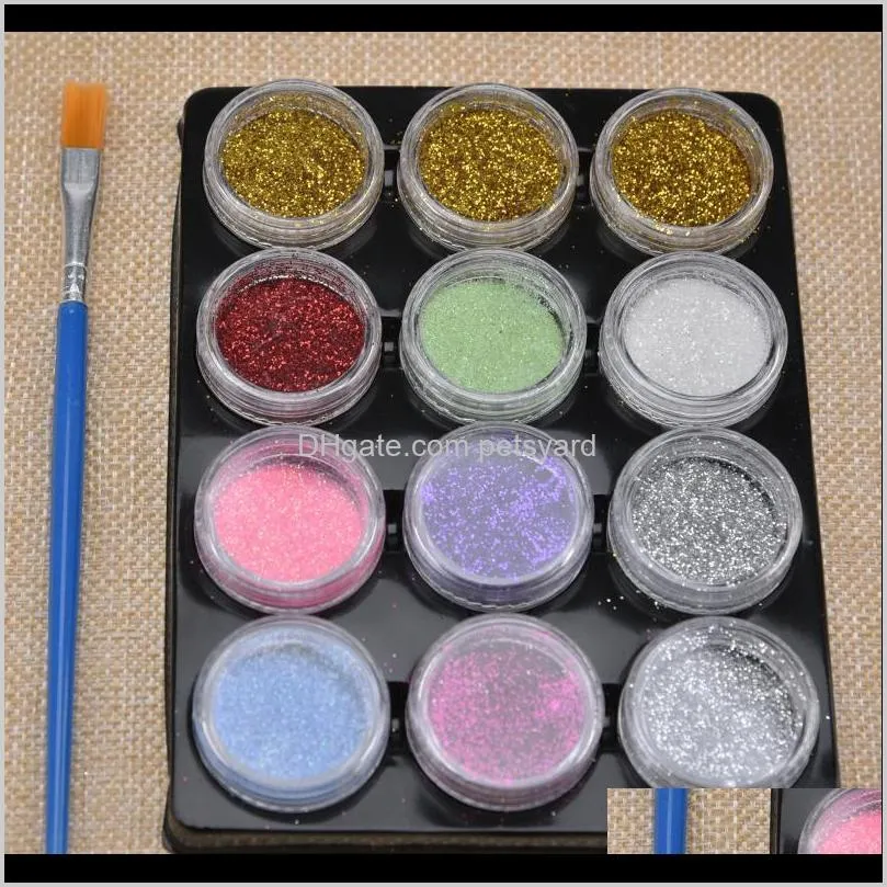 bottle with-adhesive eye shadow cream glitter golden onion powder for kids diy craft nail polish, sewing agent textile other arts and