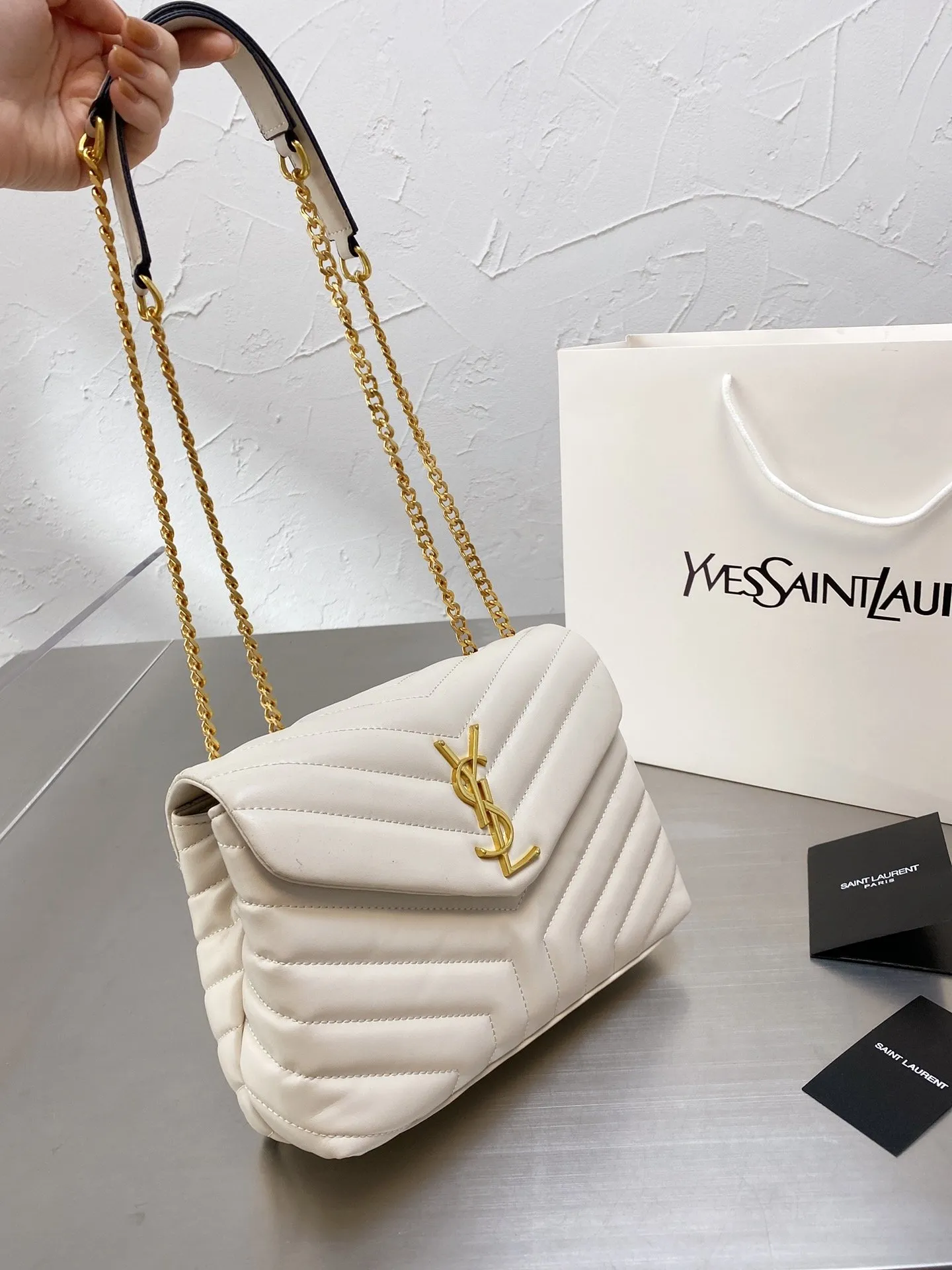 Ysl on sale loulou tote