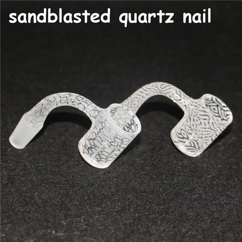 25mm od rokers platte top domeloze volledig las zandstraalde quartz bangers 14mm mannetje voor bongs dab rigs glazen bubble carb caps dabber tool wax