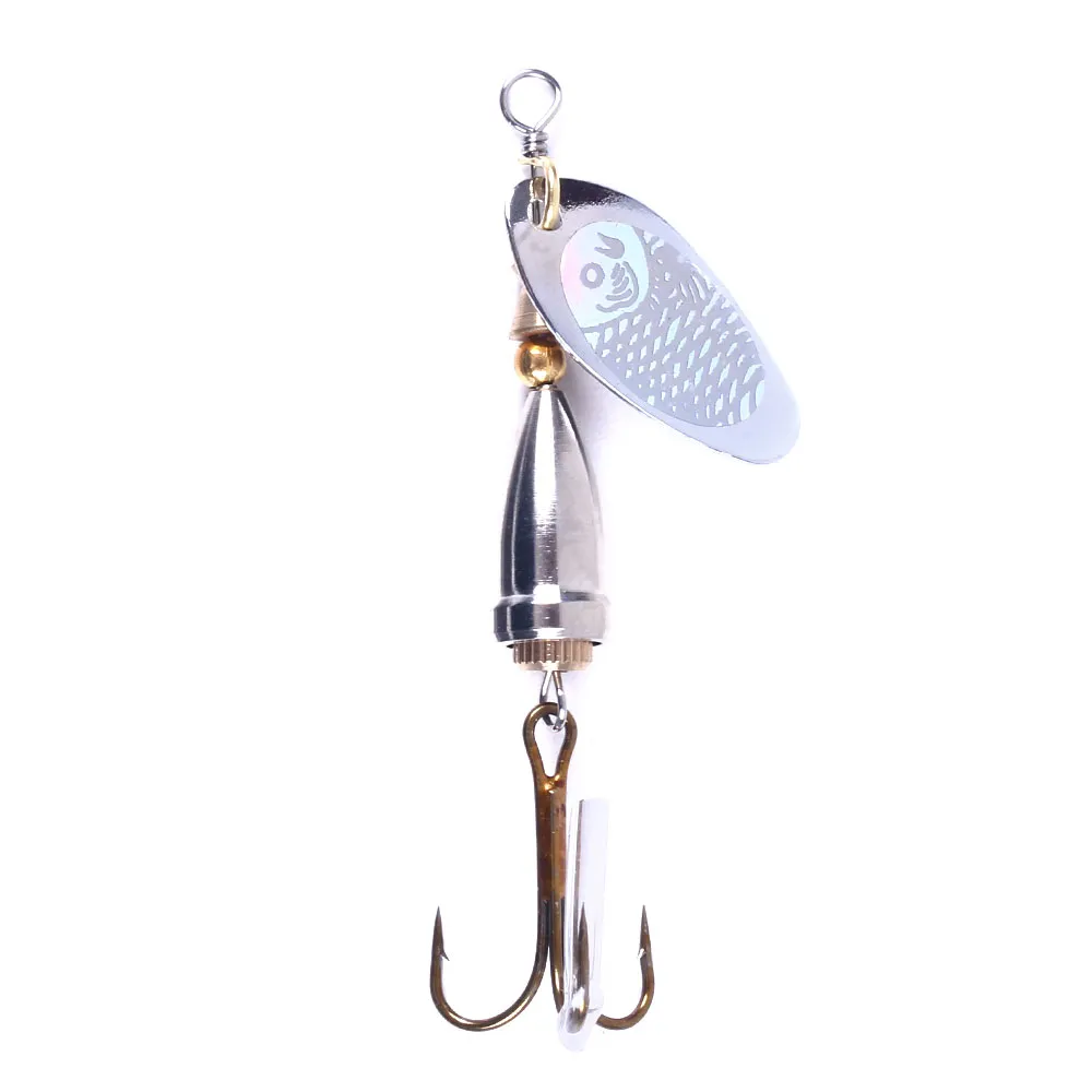 Hengjia Wholesale Iron Spinner Blade Live Bait Hooks For Fishing