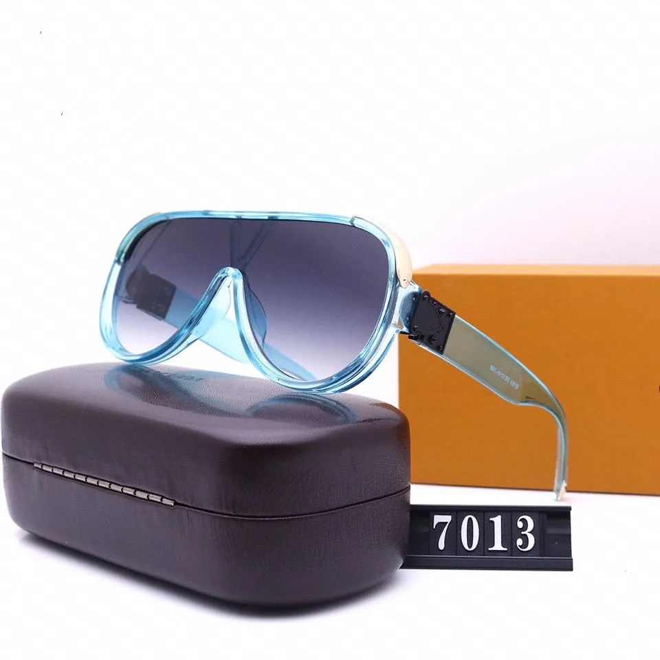 7013 Designer Sunglasses Men Eyeglasses Outdoor Shades PC Frame Fashion Classic Lady Sun glasses Mirrors for Women