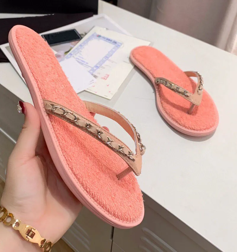 Female Sandals Casual Summer Flat Sandals Luxury 2021 Slippers High Quality Low Price Slides For Ladies