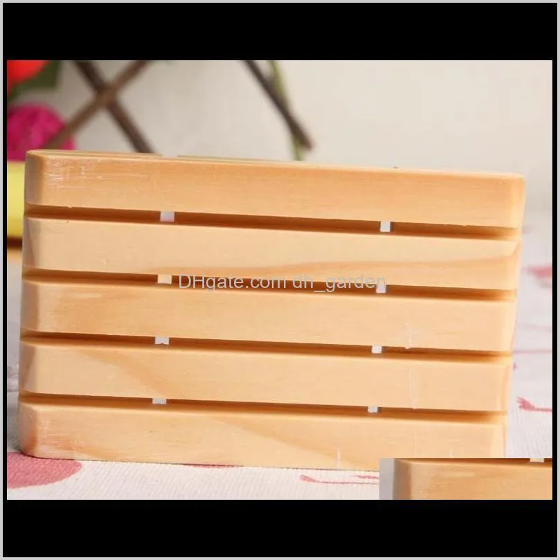 handmade wood soap holder pine soap tray bathroom soap dishes with groove multi functional kitchen storage tool sn2465