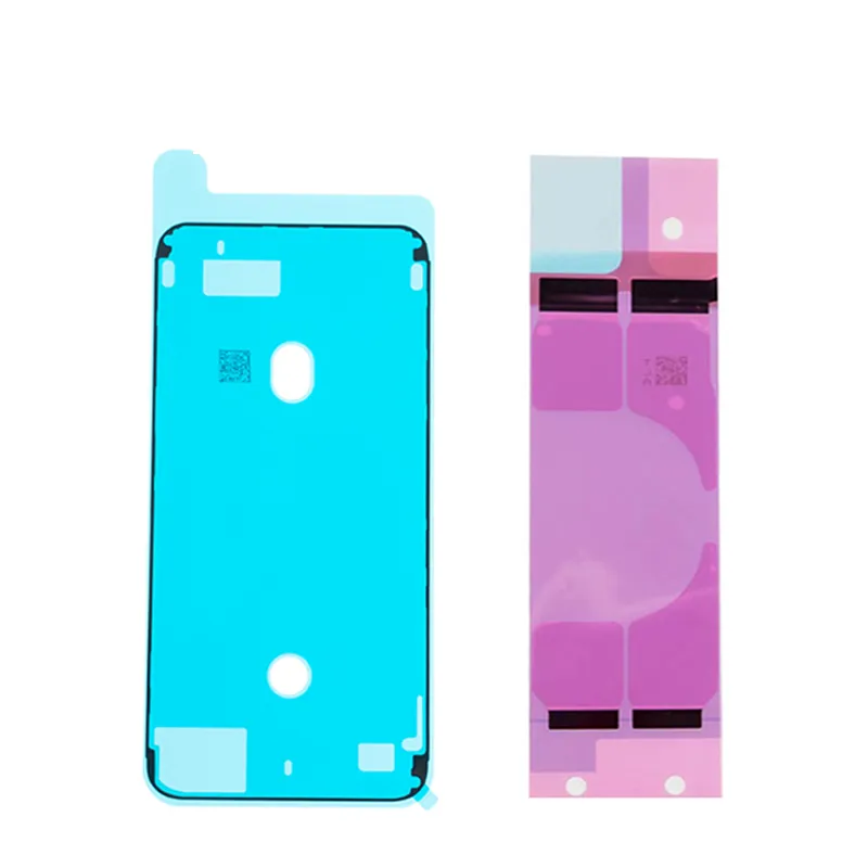 Selbstklebende Aufkleberstreifen + wasserdichtes Bildschirmaufkleberband für iPhone 7 8 12 11 Pro Max X XR XS Reparaturteile
