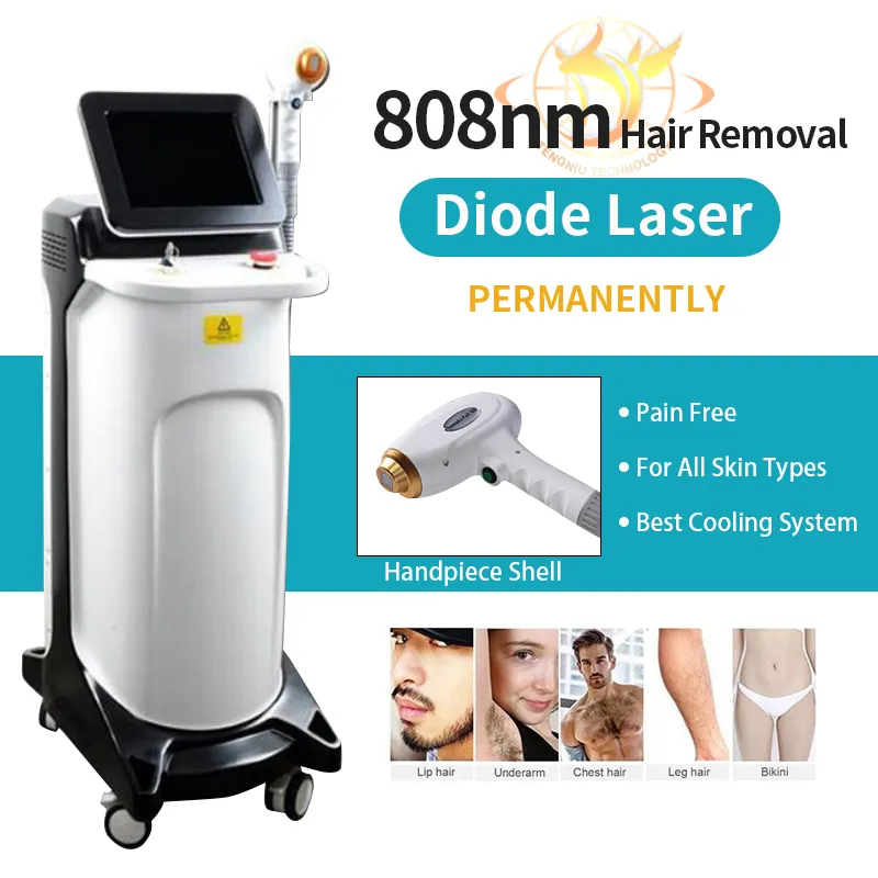 Laser Machine Hair Removal 755nm/808nm/1064nm Diode Laser 600W Home Use LaserCE/DHL