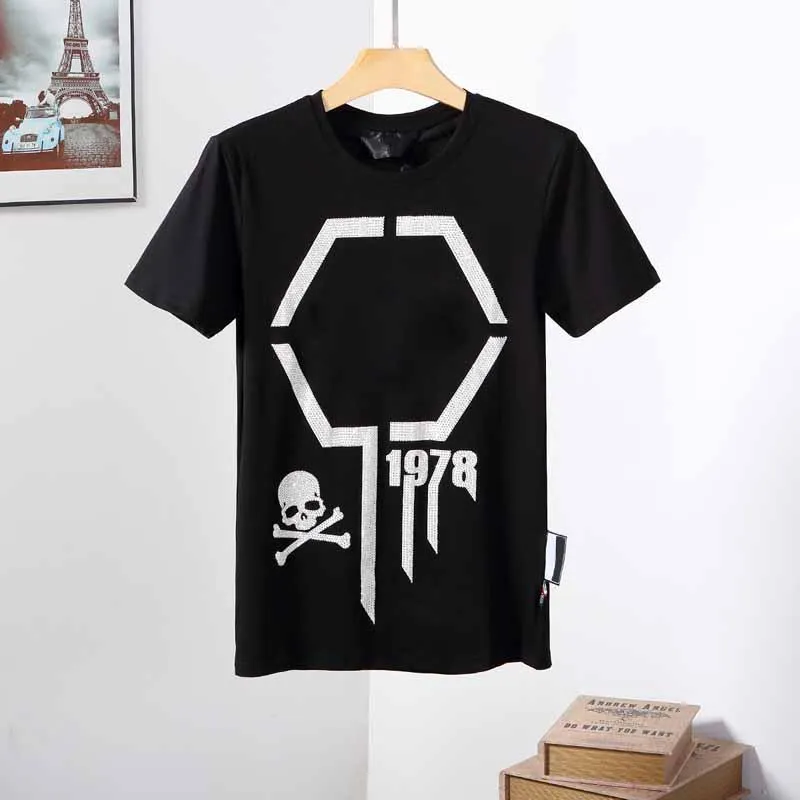 21SS TOPS Men Designer Designer Skull Diamond T koszule d i g tshirt z kapturem krótkie koszulki koszulki kurtki dżerse