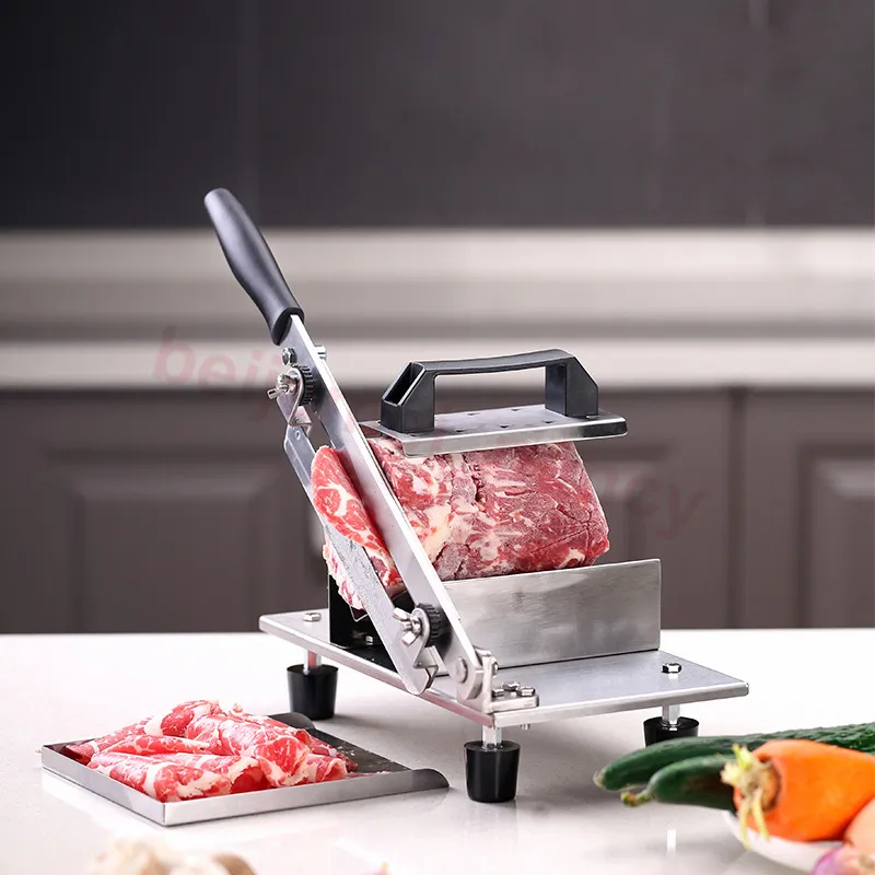 Meat Slicer Frozen Stainless Steel Manual Frozen Meat Slicer ...