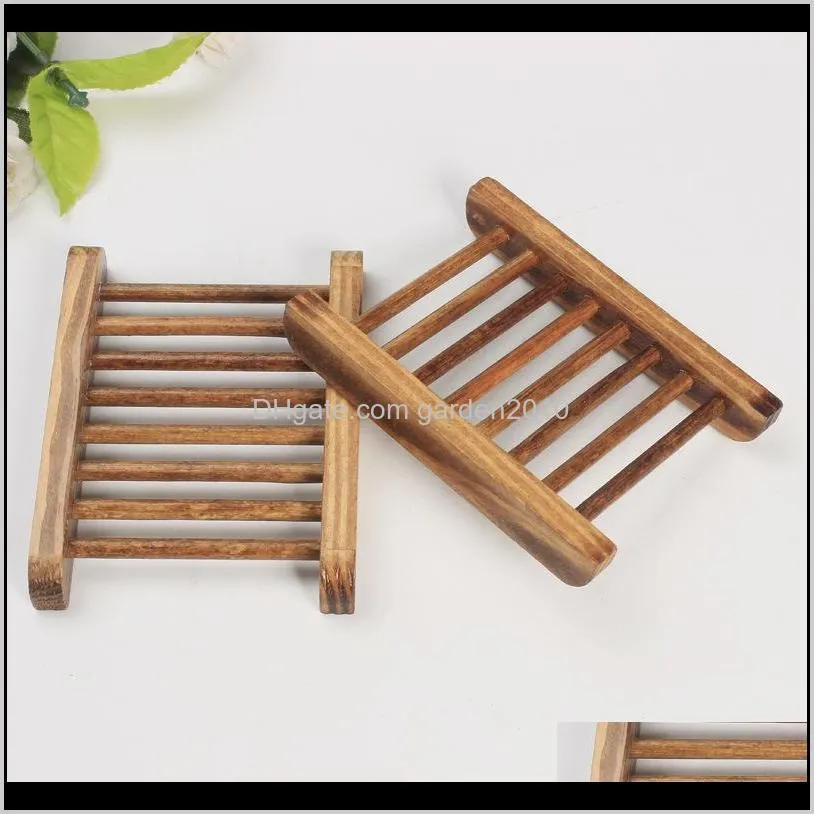 wood soap dish wooden soap tray holder storage soap rack plate box container for bathroom wen6754