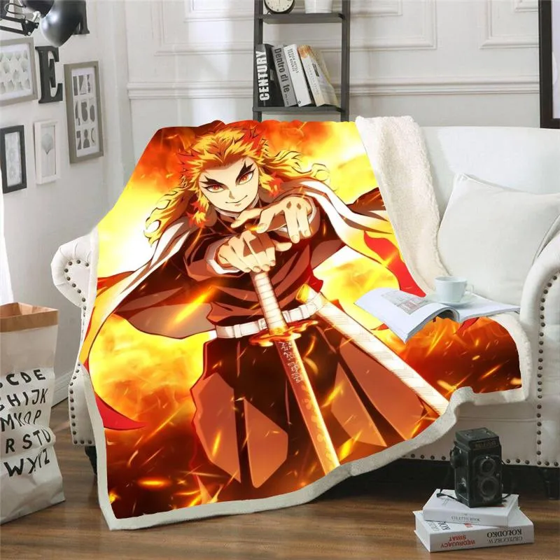 Blankets Demon Slayer Kimetsu No Yaiba Kamado Nezuko Sherpa Blanket 
