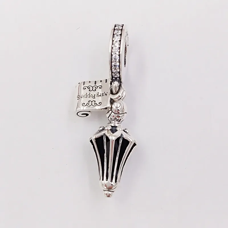 925 Sterling Silver Beads Mary Poppins Umbrella Pendant Charm Charms Fits European Pandora Style Jewelry Bracelets & Necklace 797507CZ AnnaJewel