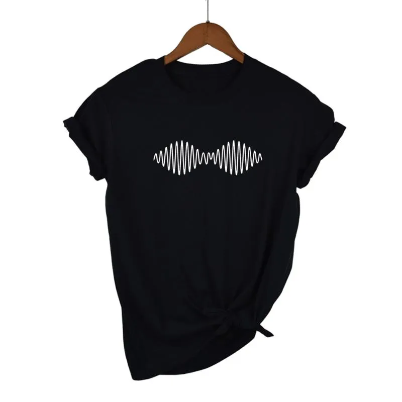 T-shirt da donna arrivata Arctic Monkey Sound T-shirt da donna in cotone Streetwear T-shirt vintage Harajuku Hip Hop Tee Basic Hipster