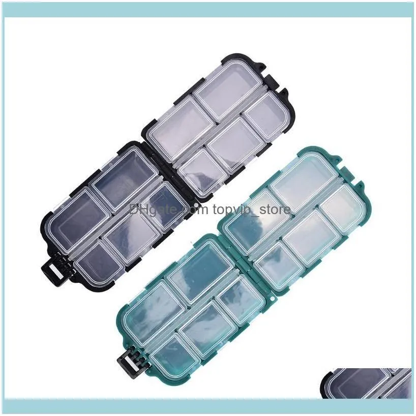 Fishing Accessories Tackle Boxes Case Fish Lure Bait Hooks Tool For Storing Swivels, Hooks, Lures