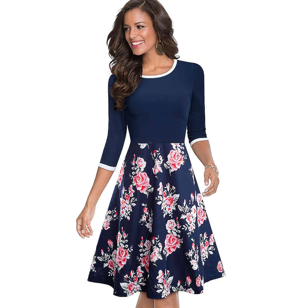 Womens Spring Floral Patchwork Dress Casual Flare Swing, Retro Style, Elegant & Comfortable From Mu02, $42.7 In Bulk | DHgate.Com Womens Spring Floral Patchwork Dress Casual Flare Swing, Retro Style, Elegant & Comfortable From Mu02, $42.7 In Bulk | DHgate.Com