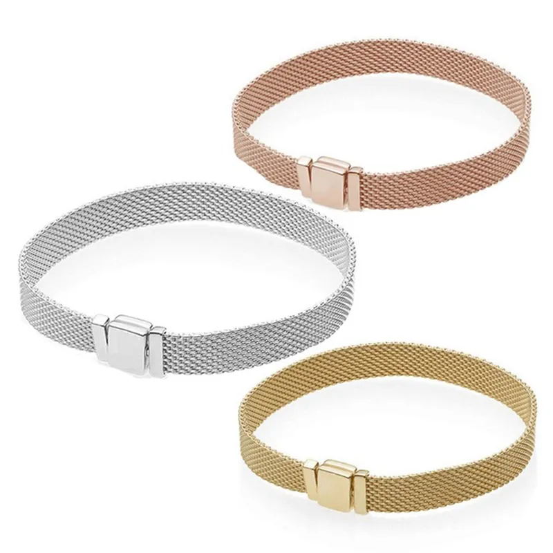 Mesh bracelet rosé gold – DUCETT