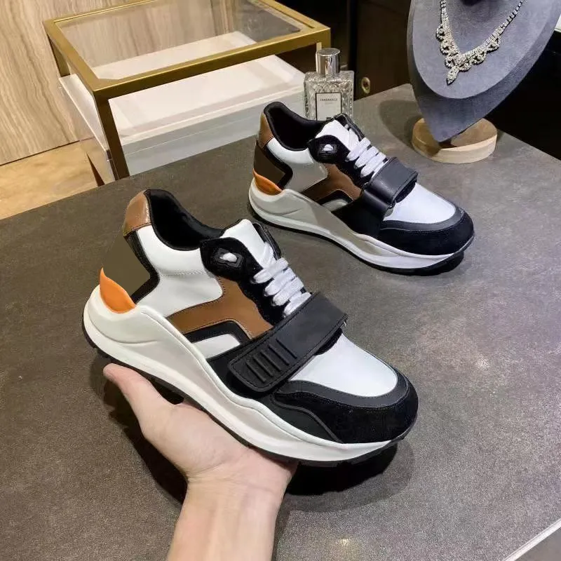 Vintage Men Check Sneakers Designer Shoes Women Top Quality Suede Leather Gingham Sneaker new-season Shades Lace-up Trainers Platform Casual Shoe 281