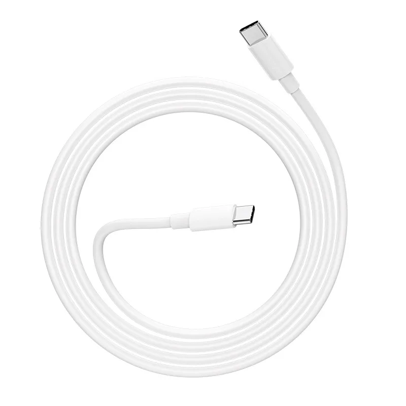 100pcs 휴대 전화 충전 케이블 유형 C에서 Type-C 케이블 PD 고속 충전기 Macbook Samsung 용 65W 데이터 와이어 코드