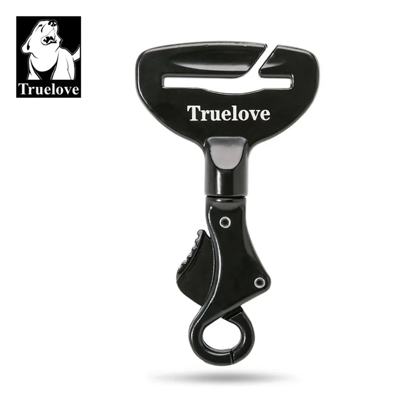 Truelove Vehicle Car Pet Dog Seat Belt Lock Harness Collar Clip Safety Lightweight Durable Aluminium Alloy Supplies Dropship 211022