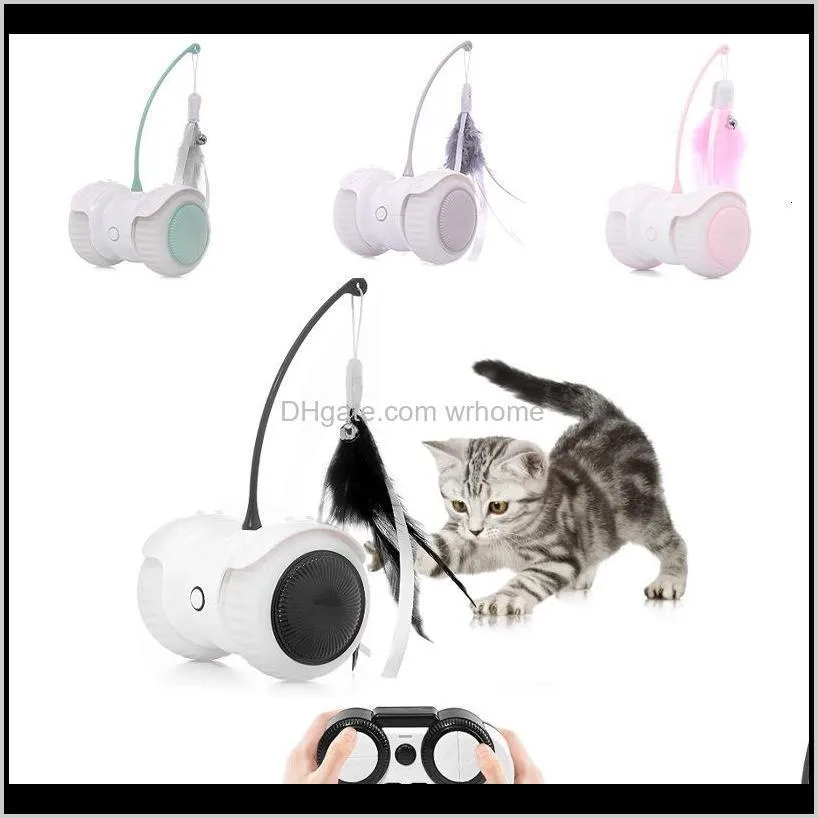 Gedragstraining Leveringen Huis Tuinelektrisch interactief Cat Toy Remote Control Matic Intelligent Pet Products Drop Delivery 2021 3BL5H