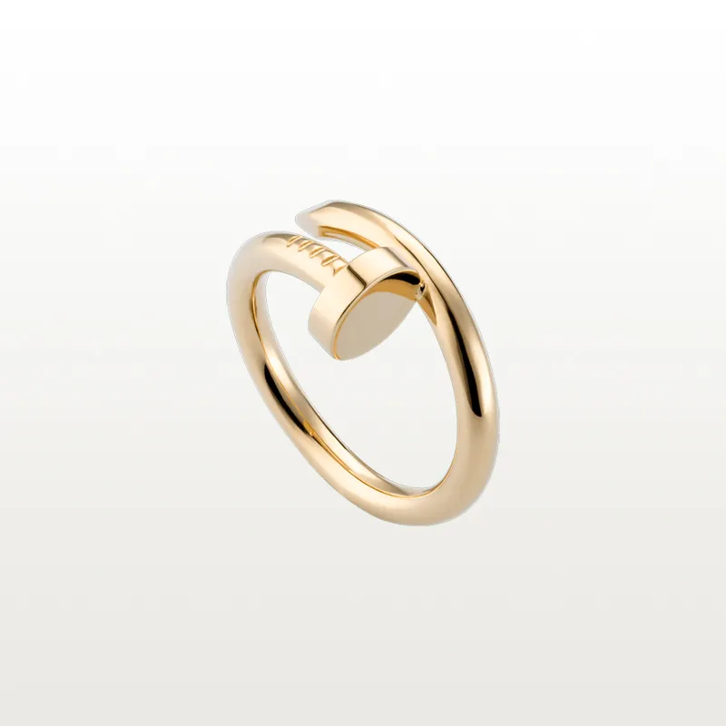 Designer Nail Ring Luxe Sieraden Midi Ringen voor Vrouwen Titanium Staal Legering Vergulde Process Fashion Accesso's Never Fade Not Allergic Store / 21621802