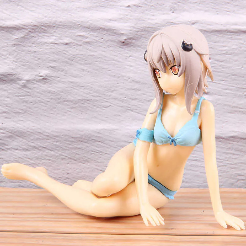 アニメ高校DXDヒーローアクションフィギュアToujou Koneko 1/7スケールPVCコレクションモデル玩具Koneko Toujou Lingerie ver。