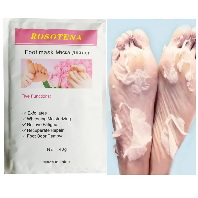 Exfoliating Foot Strumps Mask Care Peeling Vinäger Ta bort död hud Smooth Baby Feet