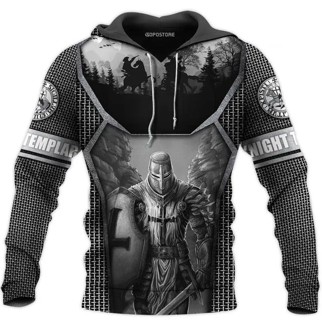 2021 Est Knights Templar 3D Printed Knight Hoodie Casual Daily Personality Pullover In Black From Fengyiyi Vendor 31.74 DHgate.Com