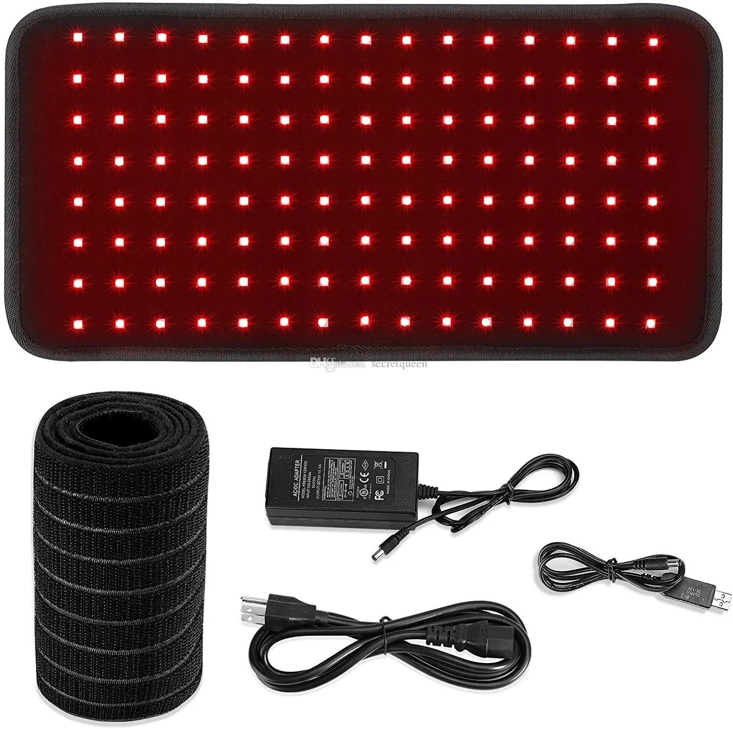 Rood licht afslankende riem foton wrap massage fysieke therapie apparatuur mat