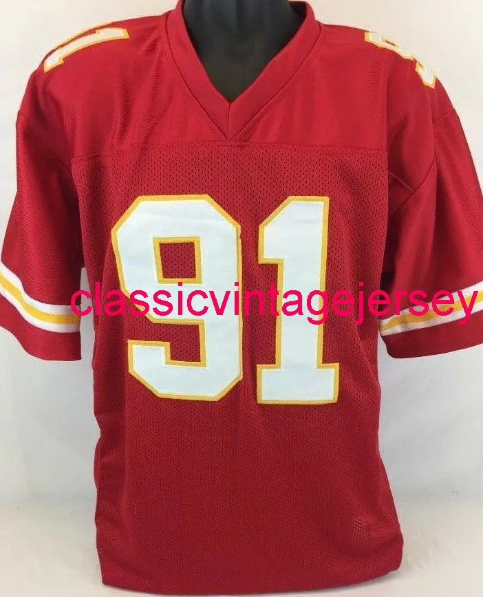 Tamba Hali Custom Sewn Red Football Jersey XS 5XL 6XL From Classicvintagejersey 20.68 DHgate.Com