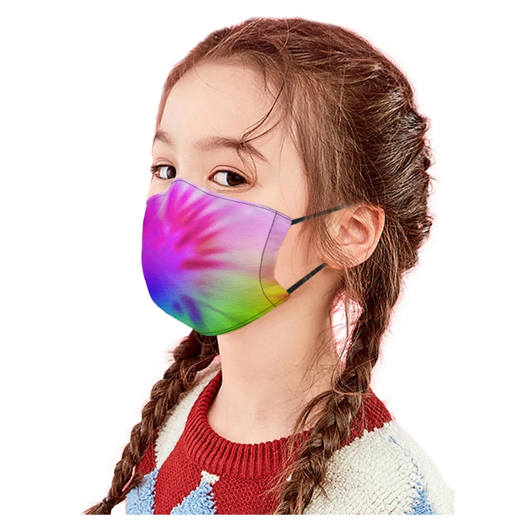 2022新しいコットンマスク3Dデジタル印刷、洗えるとPM2.5子供のための氷の絹の抗塵マスク