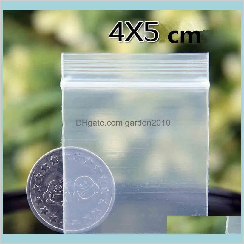 Transparent Mini Miniature Zip Lock Plastic