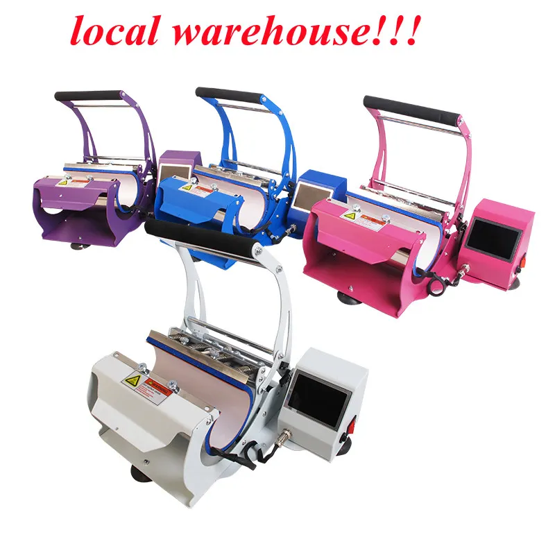 local Warehouse!!Tumbler Press Sublimation Printing Heat Press Machine Easy Digital Press Transfer for 20oz 30oz Skinny straight tumblers