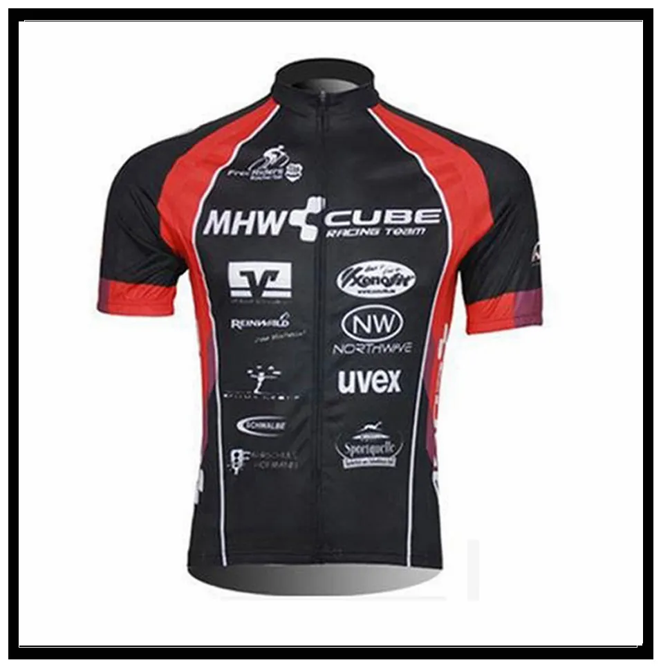 CUBE équipe cyclisme maillot manches courtes homme été respirant vtt vélo vêtements Ropa Maillot Ciclismo 12