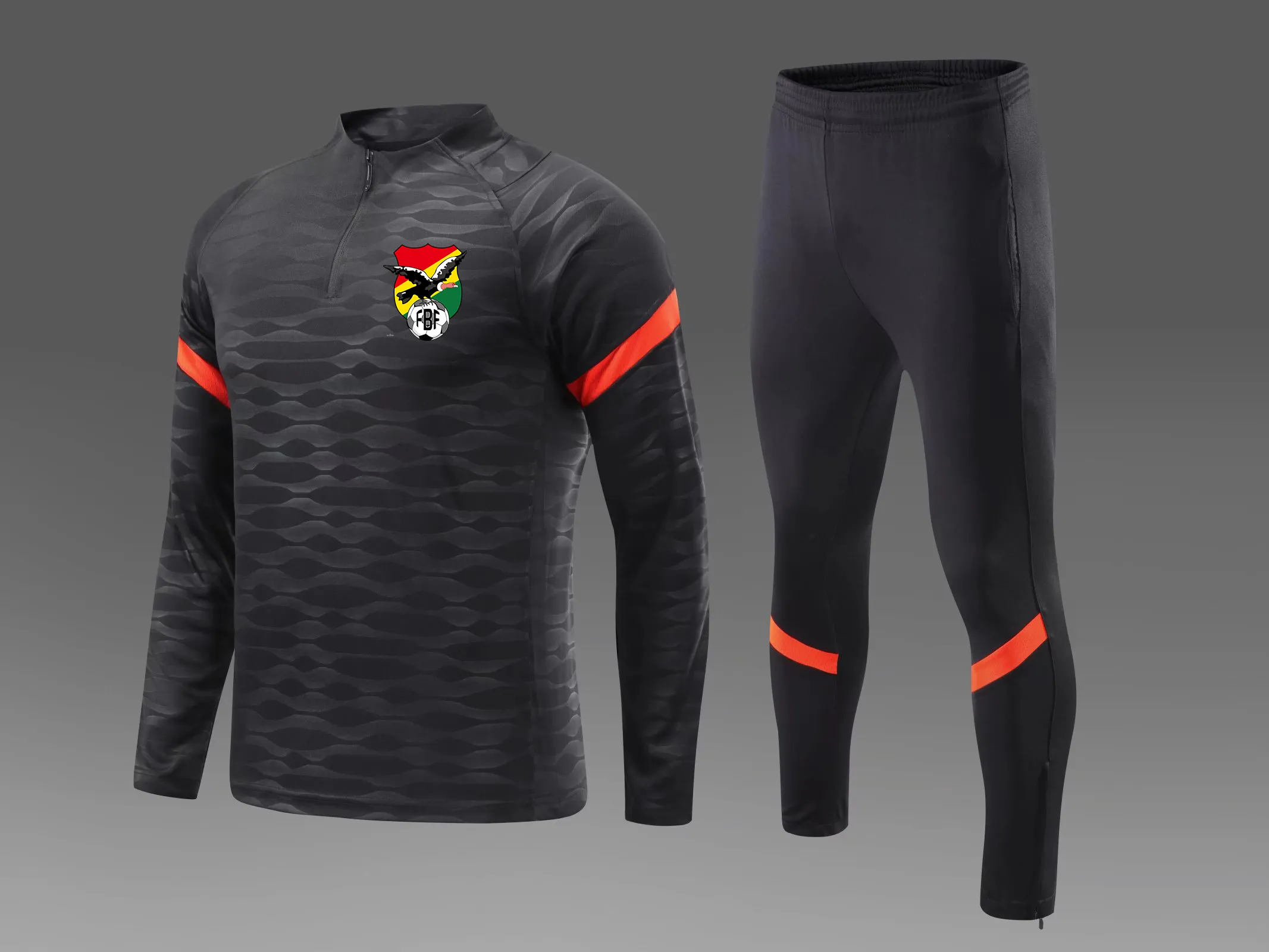 Bolívia fatos de treino masculino esportes ao ar livre terno outono e inverno crianças kits casa casual moletom tamanho 12-2xl