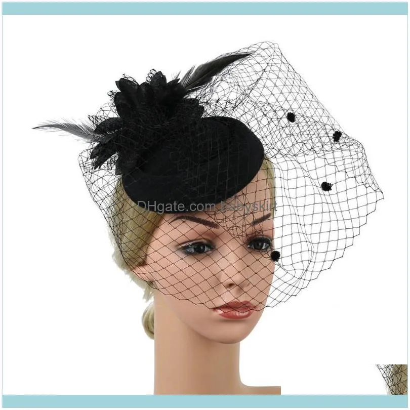 Accessories Fascinators Hats Pillbox Hat Cocktail Party Headwear For Girls And Women Design Selling1