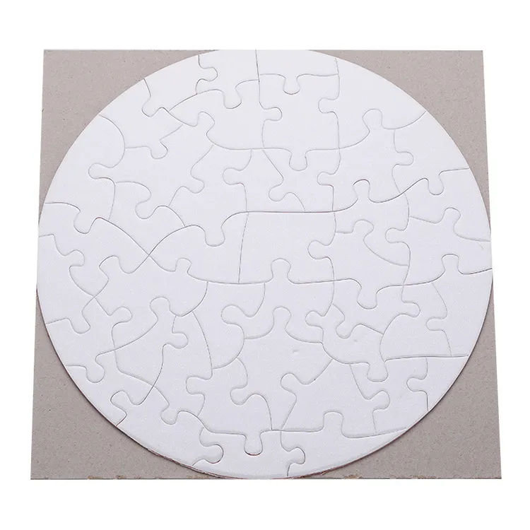 5 Sets Blank Jigsaw Puzzles Sublimation Puzzle Craft DIY Custom Puzzle for  Heat Press Thermal Transfer Puzzle Craft (A5-20）