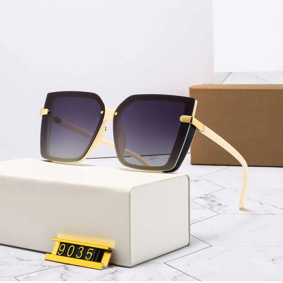 2022 MENS SUNGLASSES Fashion Sun Glasses Stylish Full Frame UV400 HESSIN LINSS Solglasögon Street Style Solglasögon med låda