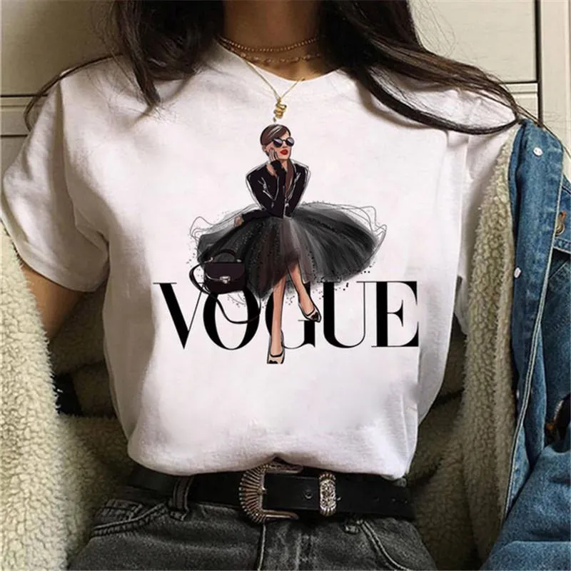 Camiseta vogue sales mujer original