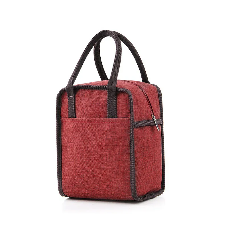 Sac à sacs isolé portable pack de glace oxford tissu en aluminium en aluminium Pagine de pique-nique Boîte à lunch thermique