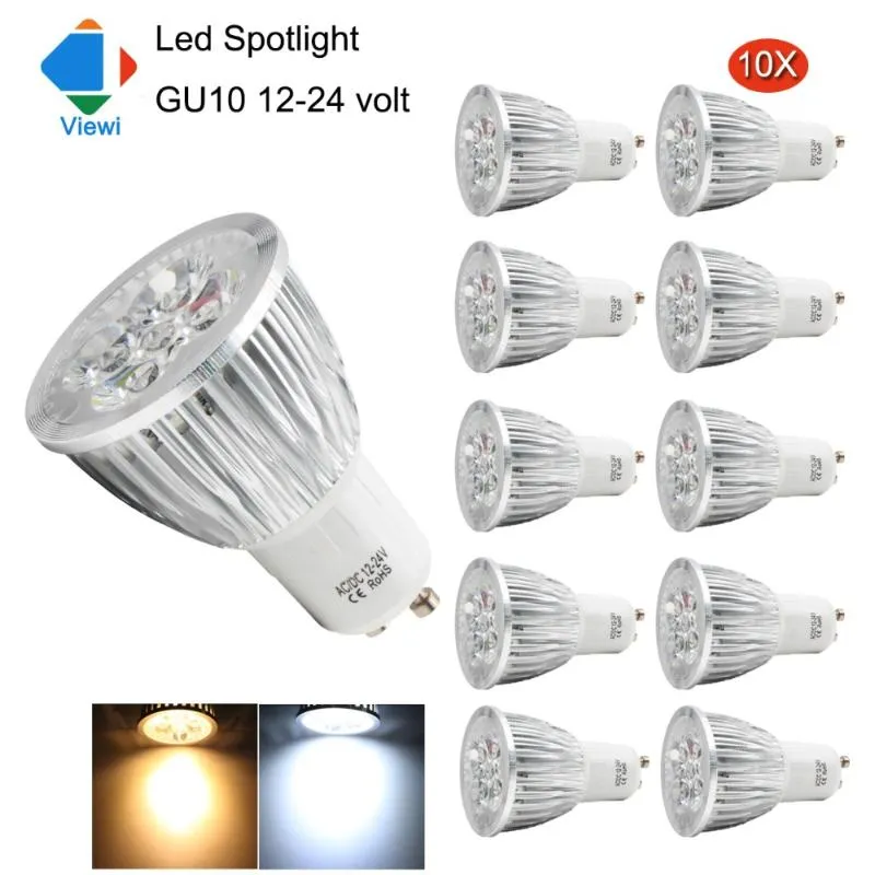 10x 3W LED GU10 Bombilla De Ahorro De Energía Bombillas Spotlight Reflector Lámpara Brillante 