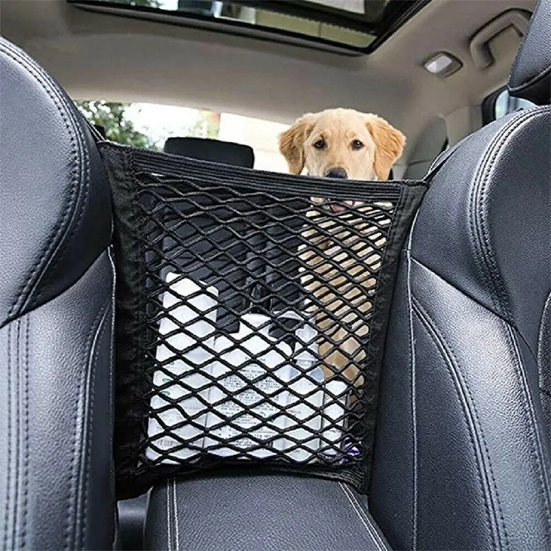 Universal Car Trunk Storage Net Bag Cargo Elastic Car Seat Mesh organizer Holder Organizer Seat Back Storage Bag Luggage