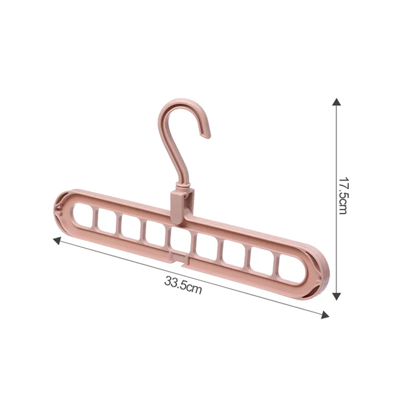 9 Trous Cintres Pliants Multifonctionnels Gain De Place 360 Cintre