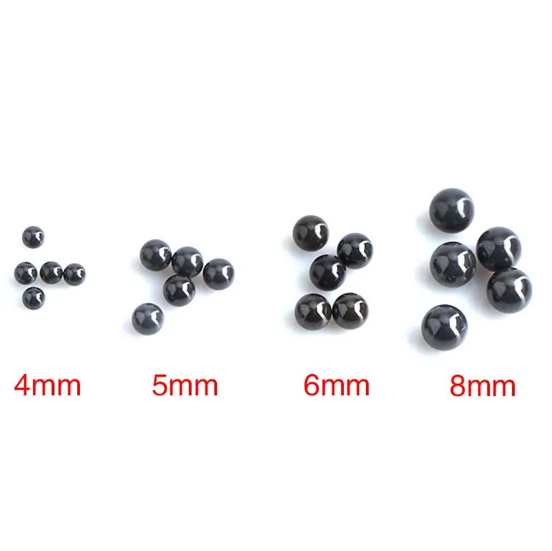 Smoking Silicon Carbide Sphere SIC Terps Pearls 4mm 5mm 6mm 8mm Black Terp Beads For Quartz Banger Nails Glass Water Bongs Rigs