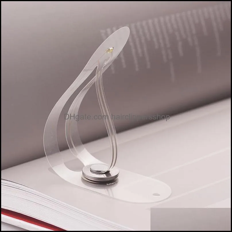 Bookmark Mini With Lamp Led Light For Reading Book Creative Portable Small Night